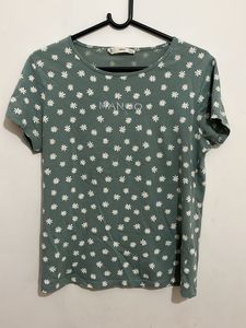Mango Floral Print T-Shirt