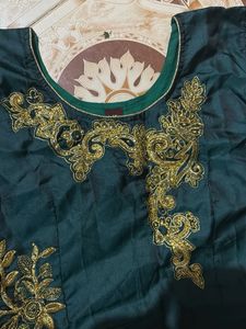 Elegant Green Ethnic Gown