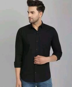 Men's Coller Black 🖤 👚 Shirt. XXL