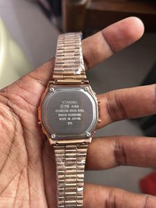 Casio Rose Gold Digital Watch