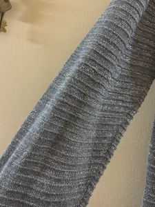 Sparkly Grey Knit Sweater