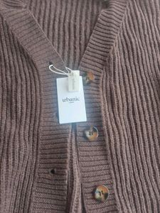 Urbanic Cozy Brown Cardigan