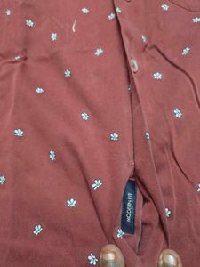 Jade Blue Men's Slim Fit Printed Casual Shirt