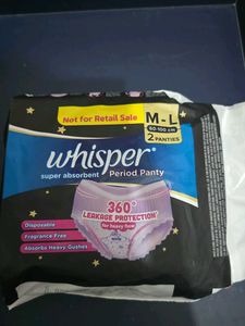 Whisper Period Panty - 2 Pack