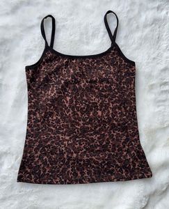 H&m Leopard Print Camisole Top