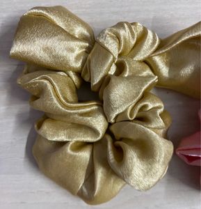 Soft Satin Scrunchies 2pc