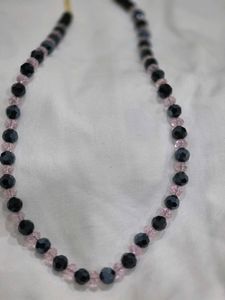 Stunning Blue Beaded Necklace