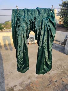 get free paranda Bottle Green &amp; Gold Salwar Kameez