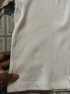 Ribbed Collared Zip-Up Long Sleeve Top