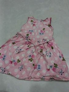Cute Pink Floral Dress