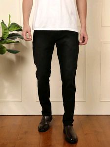 Men's Black Slim Fit Jeans