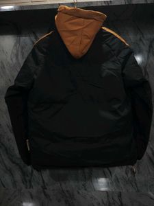 Men's Black &amp; Yellow Padded Jacket