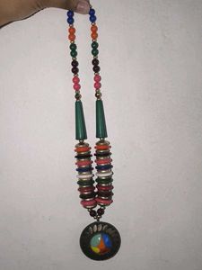 Boho Beaded Necklace with Pendant from hyderabad