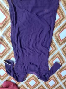 Designer Embroidered Purple Kurta