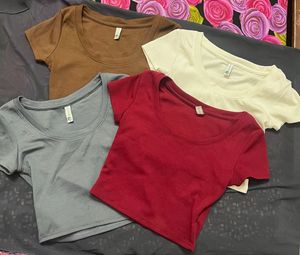 Ribbed Cropped Tops