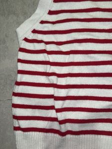 COMBO of 3 Striped Sleeveless Polo Top