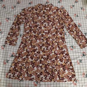 Floral Print Mini Dress