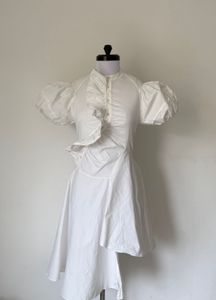 Nancy Cavally Puff Sleeve Dress