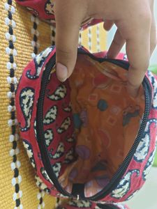 Set of 3 Paisley Print Pouches