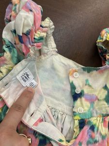 GAP BABY Floral Print Dress