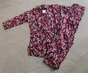 Floral Print Night Suit