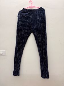Cozy Blue &amp; White Pinstripe Pajama Set