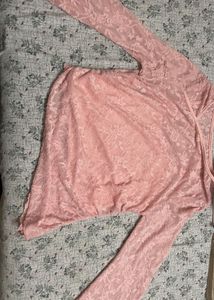 Sheer Lace Long Sleeve Top