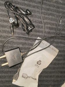 Micromax OG Type - A Charger & Earphones