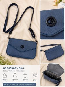 Stylish Blue Crossbody Bag