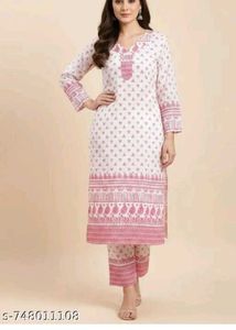 Women's Printed Kurta Set