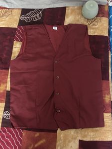 Men's Maroon Vest