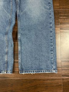 Stylish Wide Leg Blue Denim Jeans