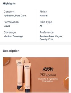 Nykaa Mini SKINgenius Foundation