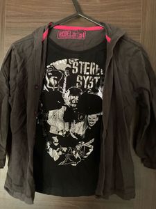 Rebel T-Shirt &amp; Jacket Set