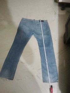 lee vintage straight legged denim jeans