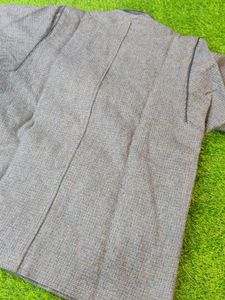 Vintage Grey Wool Coat
