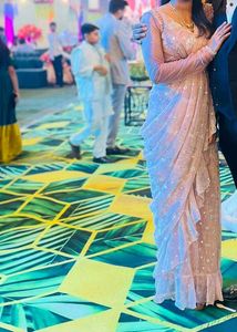 Party Wear Drapprd Saaree