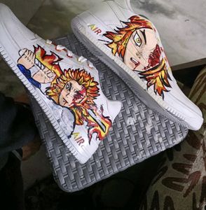 Rengoku Custom Shoes