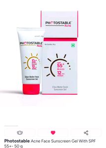 Photostable Sunscreen Gel SPF 55+