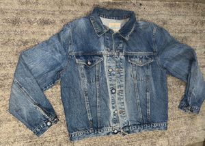Classic Washed Denim Jacket – Vintage Blue