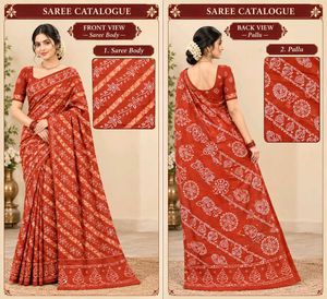 Sungudi Sarees Single cross Bathik