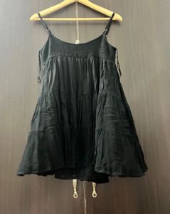 Black Tiered Mini Dress