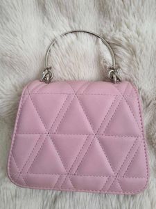 Fastrack Chic Quilted Pink Handbag