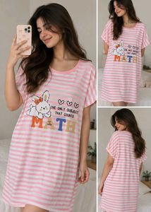 Cute Bunny Math Nightgown