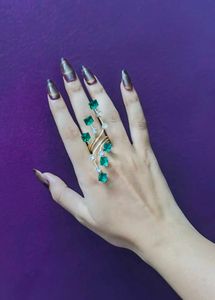 ✨ Emerald Green Statement Ring ✨