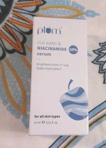 Plum Rice Water & Niacinamide Serum