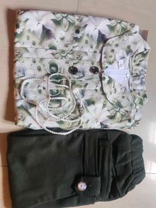 Floral Print Kurta Set with Pants