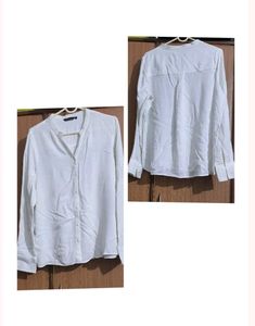 Classic White Button-Down Shirt