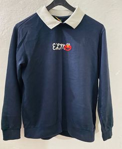 navy blue sweatshirt