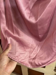 Satin Cowl Neck Sleeveless Top